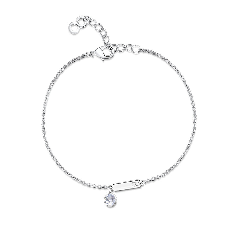 LXI Birthstone Bracelet Diamond/April