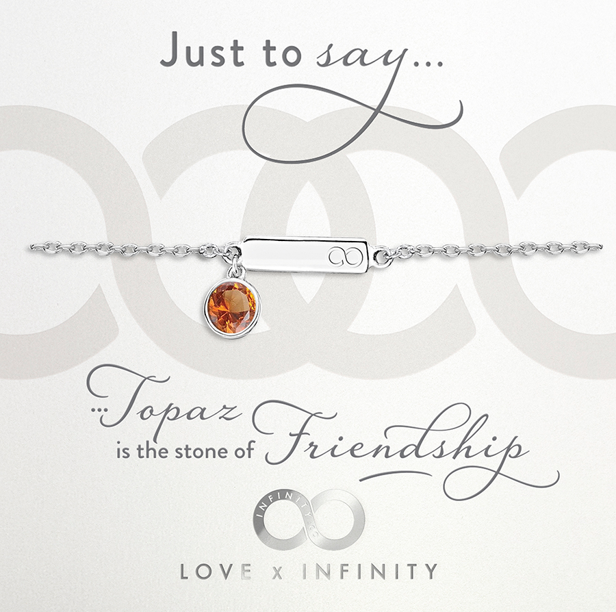 Topaz 2025 birthstone bracelet