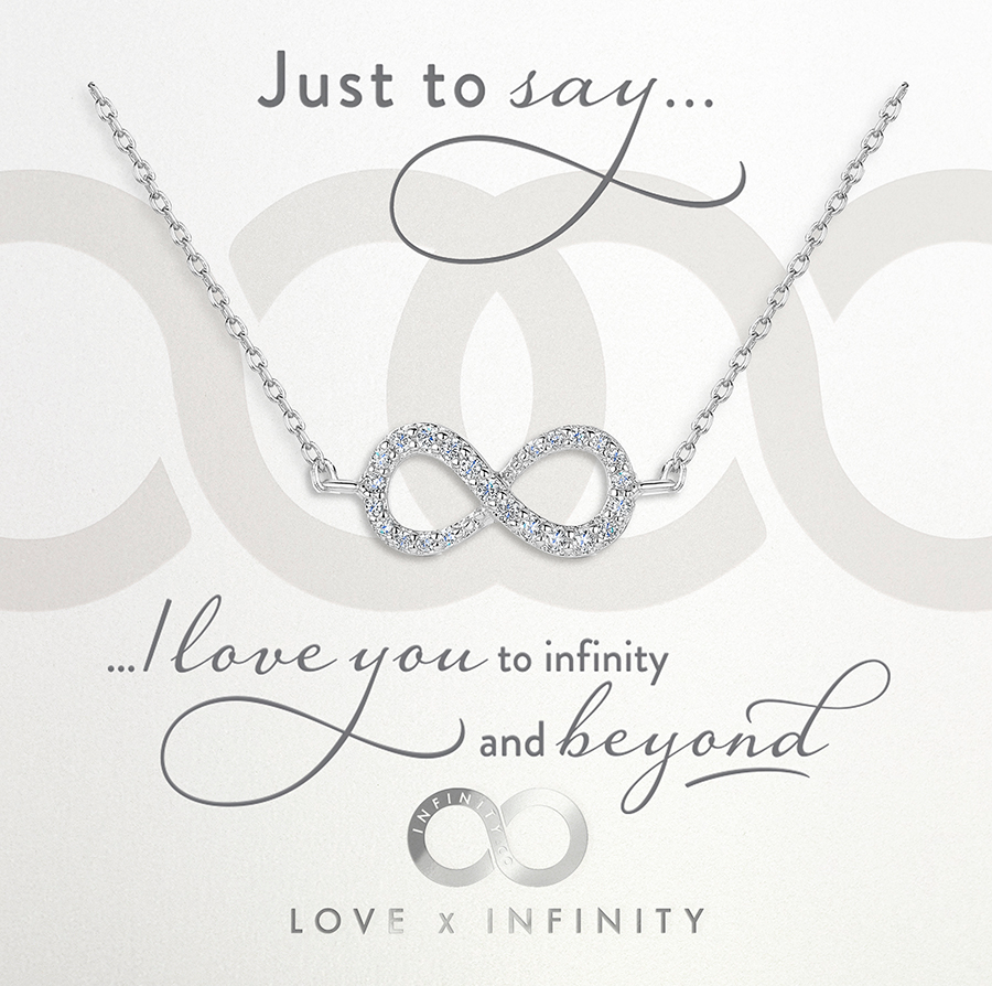 Infinity and 2025 beyond necklace