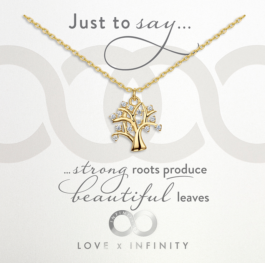 Tree sales pendant gold