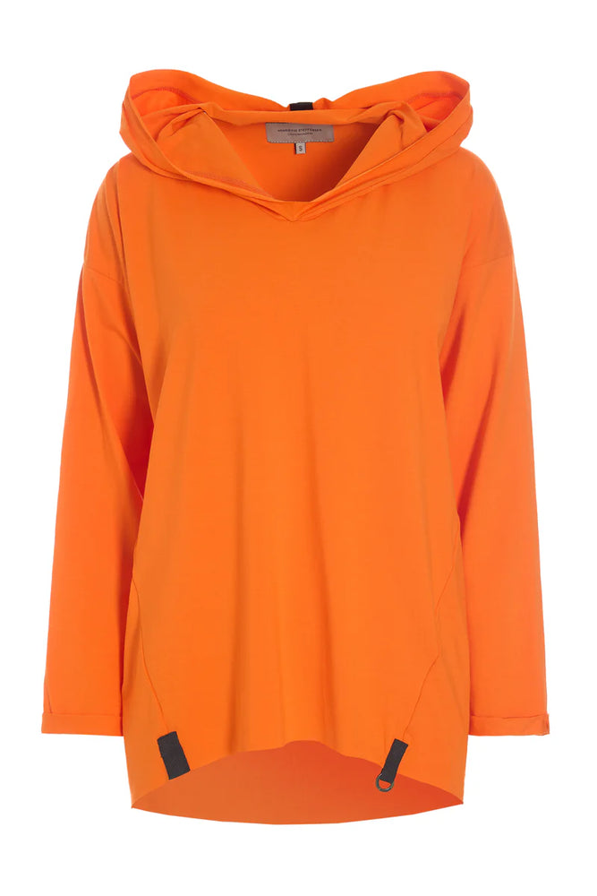 Sweatshirt with blouse hotsell