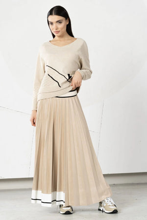 Elisa Cavaletti Beige Skirt