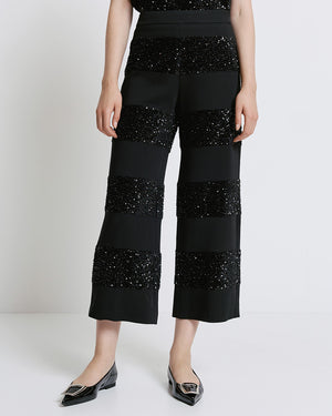 Access Sequin Stripe Trousers