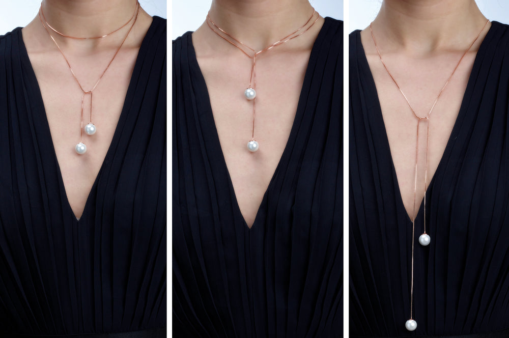 
            
                Load image into Gallery viewer, ways to wear Bianca pendant
            
        