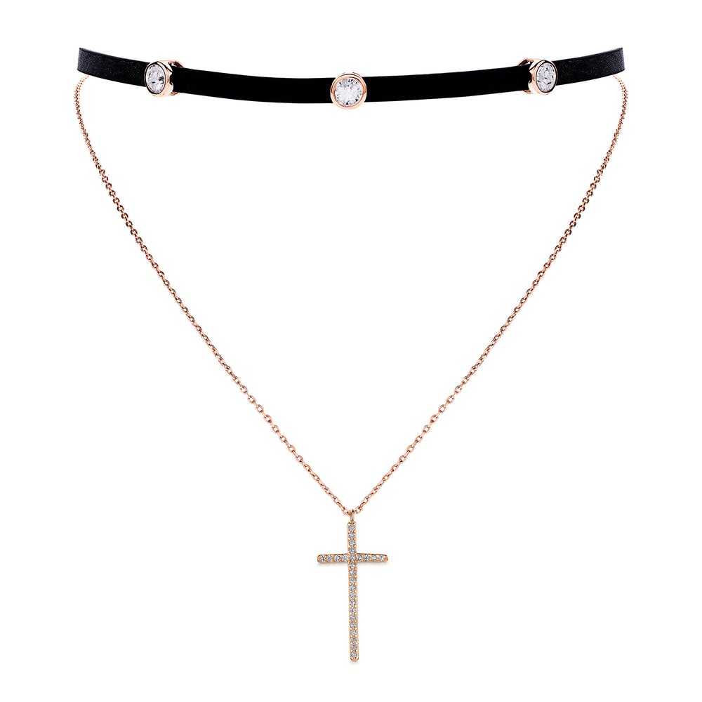 Faith Choker - Rose Gold