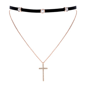 Faith Choker - Rose Gold