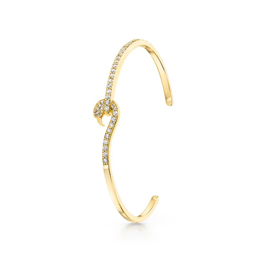 Flamingo bangle Yellow Gold