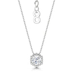 Anya Pendant - Rhodium
