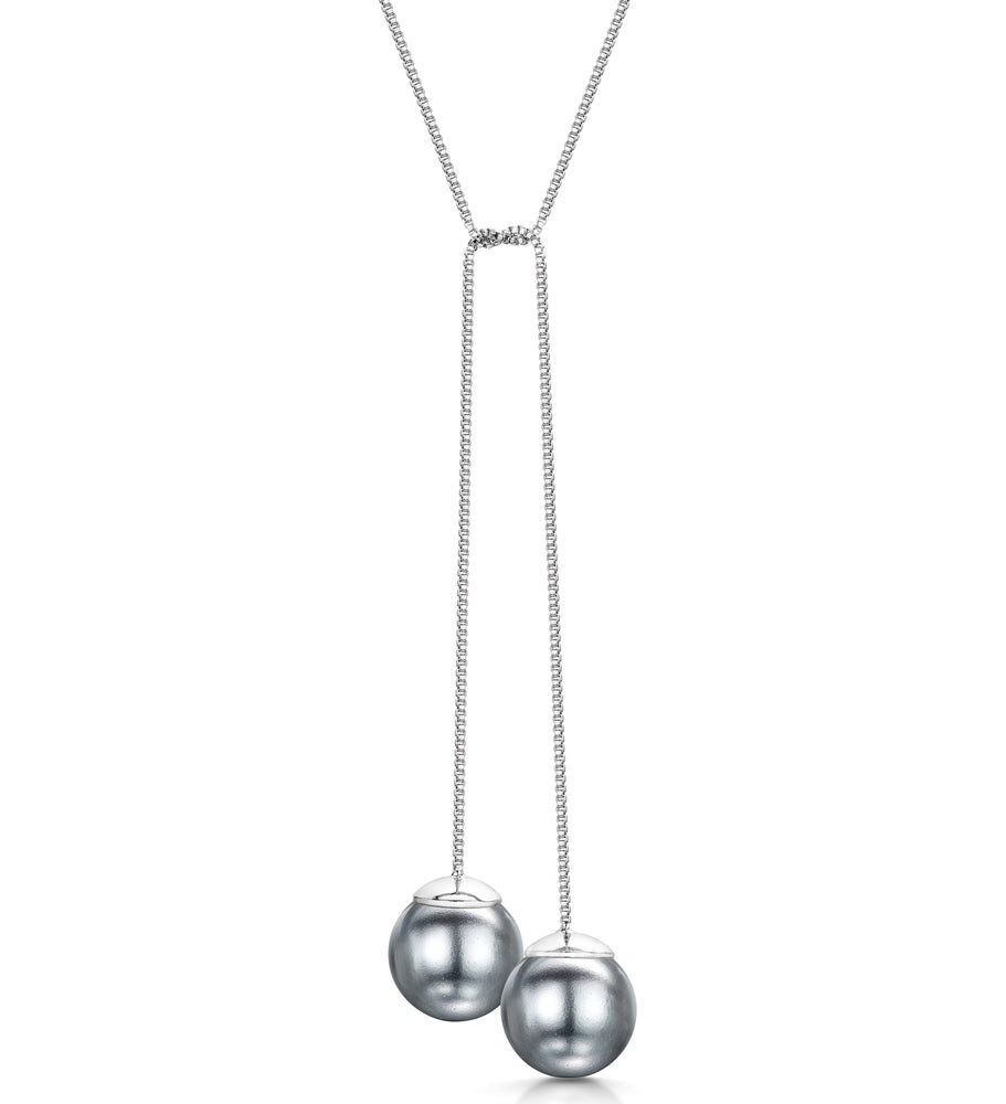 bianca pendant rhodium grey pearl