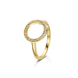 erica yellow gold ring