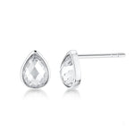 Matilda Stud Earrings- Rhodium