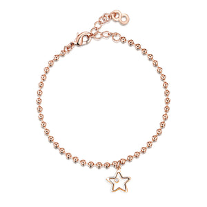 LXI Open Star Bracelet Rose Gold