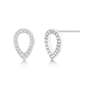 Matilda Earrings- Rhodium