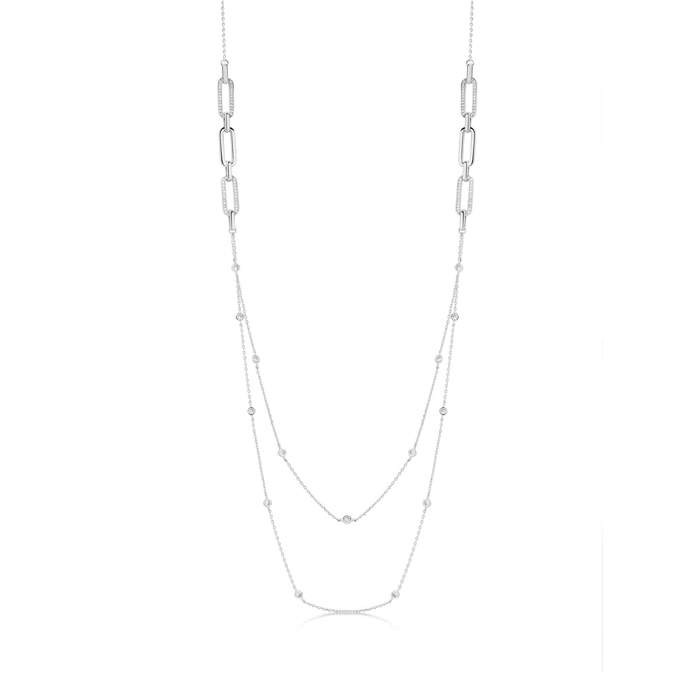 Milly Necklace- Rhodium