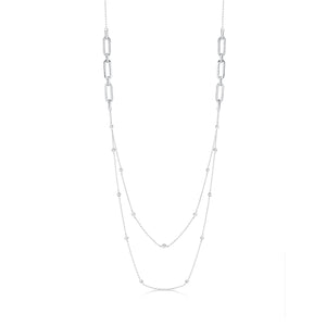 Milly Necklace- Rhodium