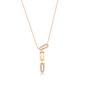 Molly Necklace- Rose Gold