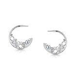 Phoebe Hoop - Rhodium