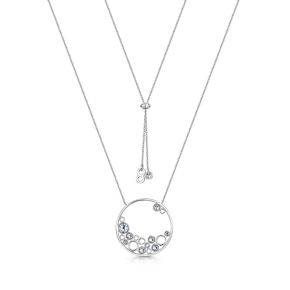 Phoebe Necklace - Rhodium