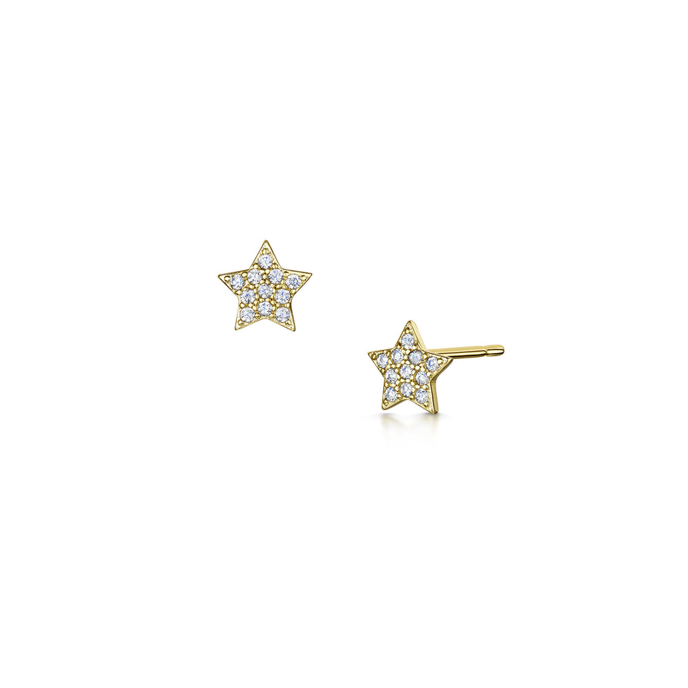 LXI Heart Moon & Stars Earrings - Gold