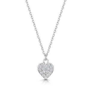 
            
                Load image into Gallery viewer, LXI Pave Heart Pendant
            
        