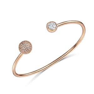 sophia cuff rose gold bangle