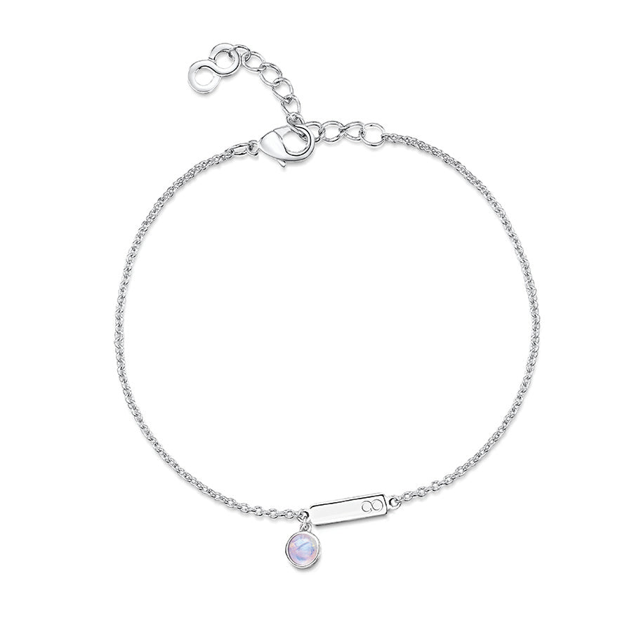 
            
                Load image into Gallery viewer, LXI Birthstone Bracelet Moonstone/June
            
        