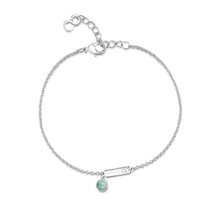 LXI Birthstone Bracelet Opal/October