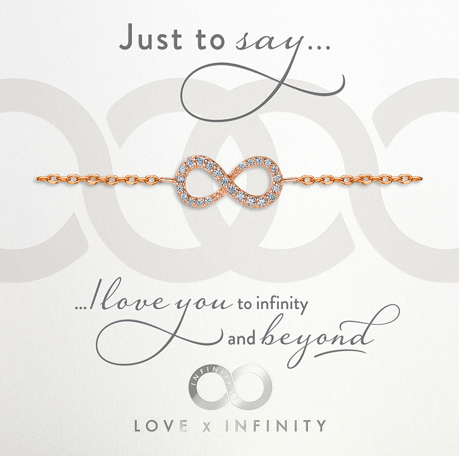 LXI Infinity Bracelet Rose Gold
