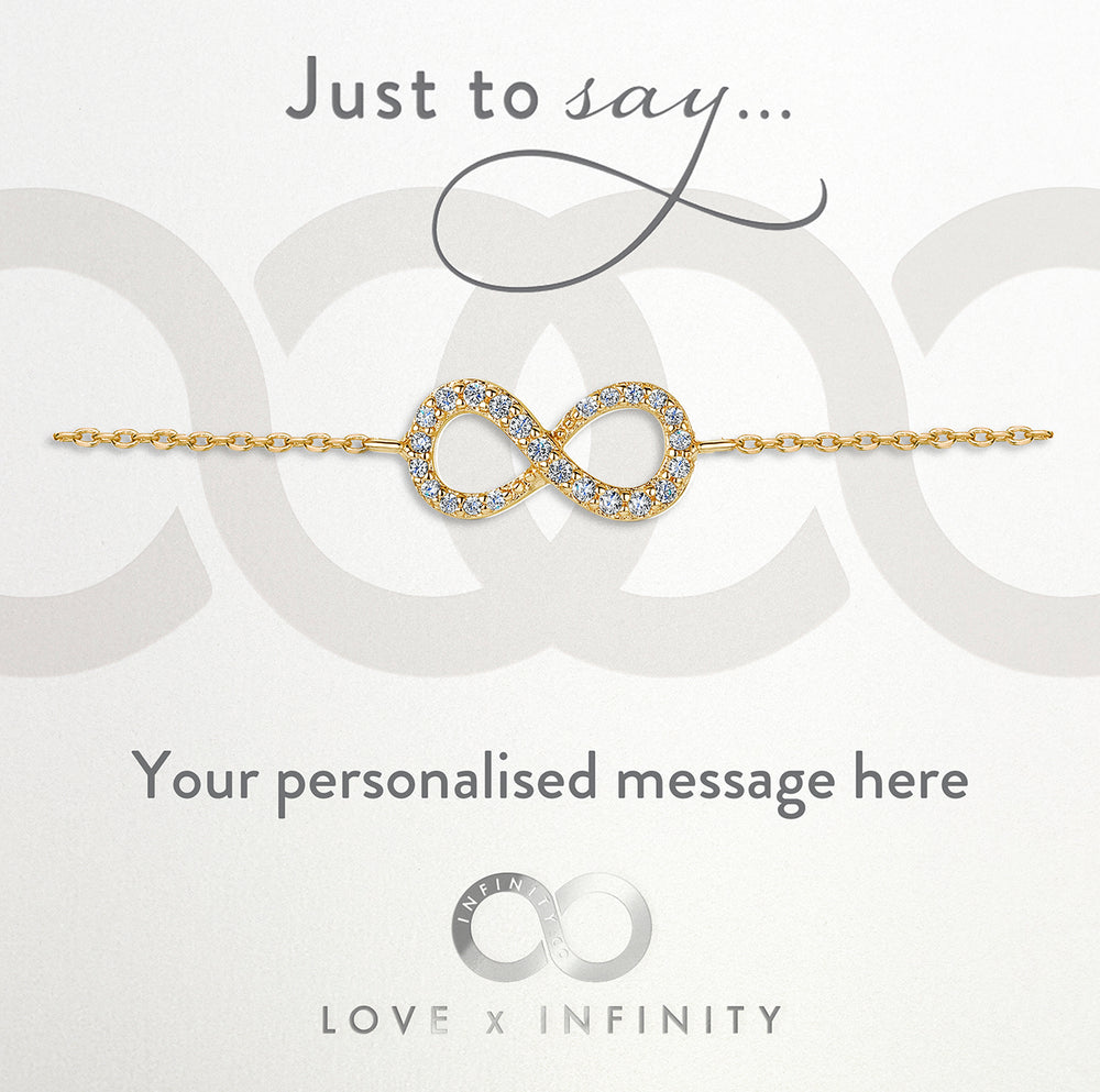 LXI Infinity Bracelet Gold