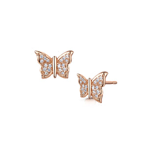 LXI Pave Butterfly Earrings