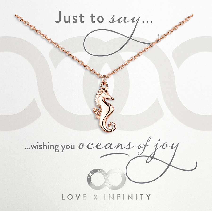 
            
                Load image into Gallery viewer, LXI Seahorse Pendant - Rose Gold
            
        