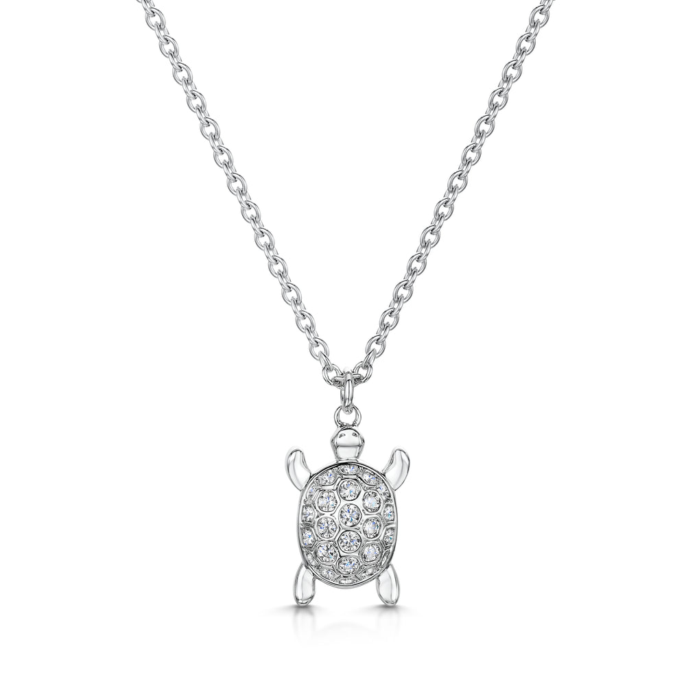 
            
                Load image into Gallery viewer, LXI Pave Sea Turtle Pendant
            
        