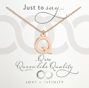 LXI Alphabet Pendant 'Q'