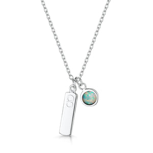 
            
                Load image into Gallery viewer, Birthstone Pendant Opal
            
        