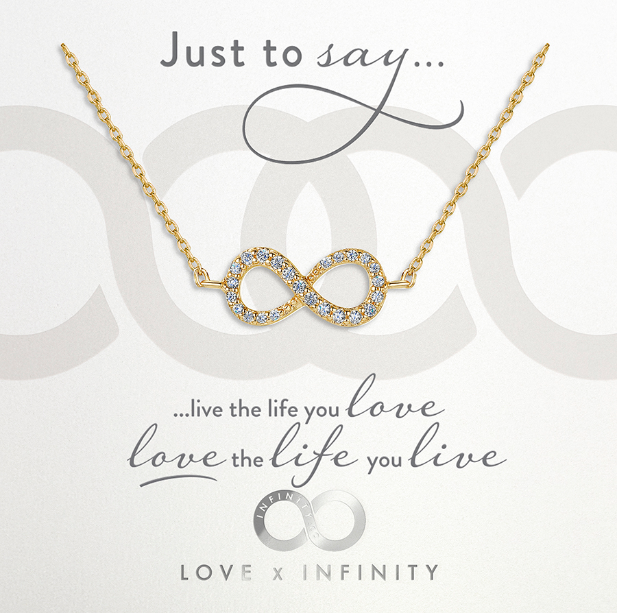 LXI Infinity Pendant Gold