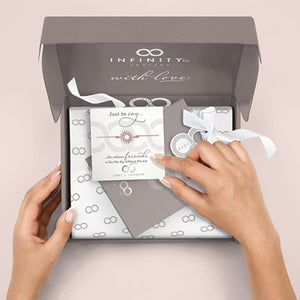 Love x Infinity luxury flat packed packaging