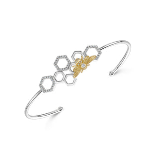 
            
                Load image into Gallery viewer, Beatrice Cuff - Gold/Rhodium
            
        