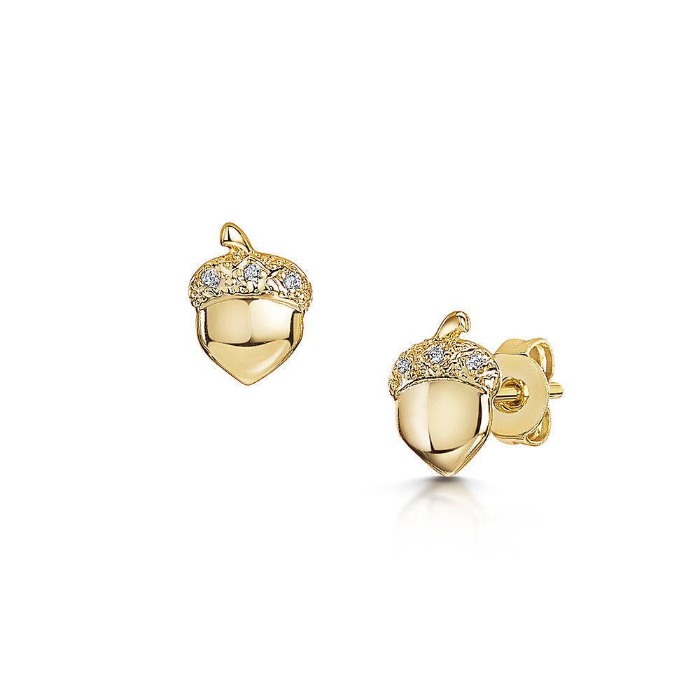 
            
                Load image into Gallery viewer, Amber Stud Earrings
            
        