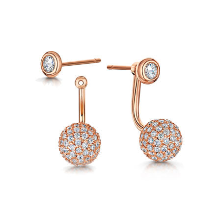 
            
                Load image into Gallery viewer, Sophia Earrings - Rose Gold
            
        
