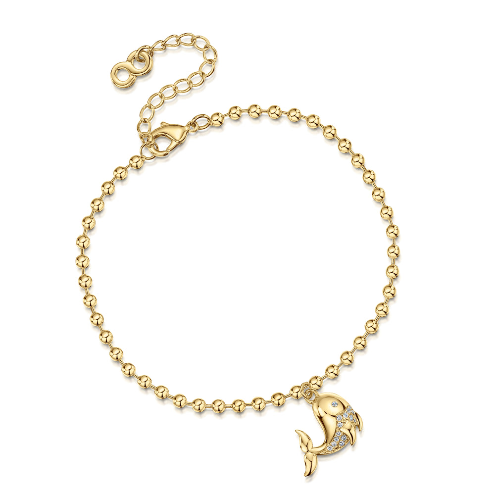 LXI Whale Bracelet- Gold